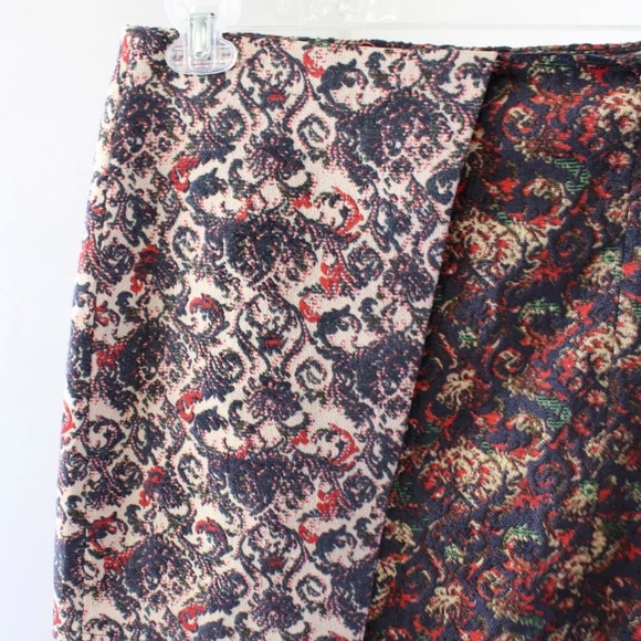 NWT Free People Mixed Print Jacquard Mini Skirt - Picture 6 of 10